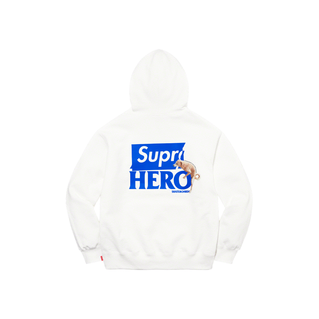 Supreme Antihero Hooded Sweatshirt White (SS22)