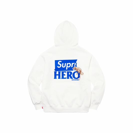 Supreme Antihero Hooded Sweatshirt White (SS22)