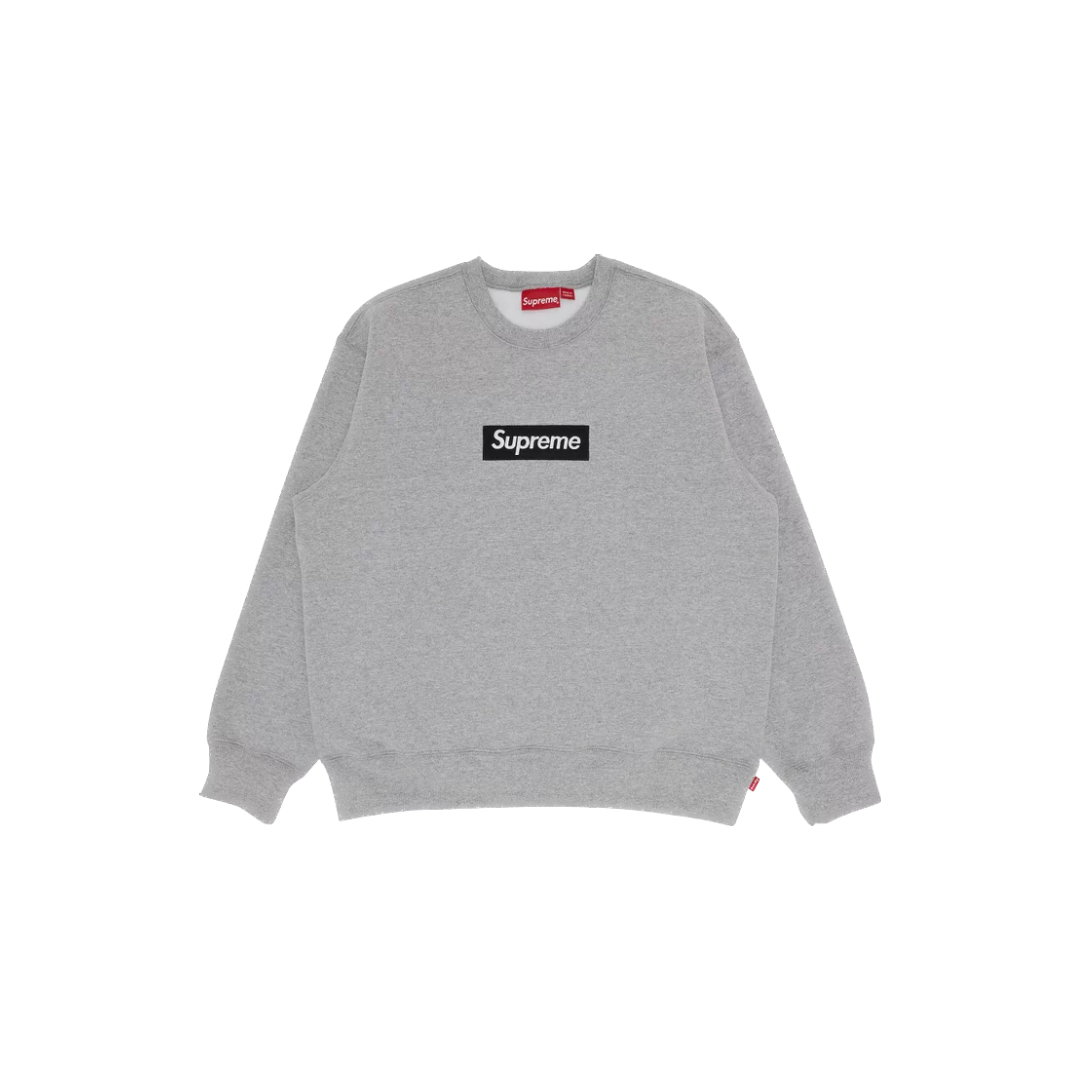 Supreme Box Logo Crewneck (FW22) Heather Grey