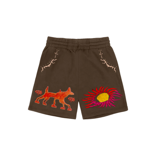 Travis Scott Sun Shorts 'Brown'