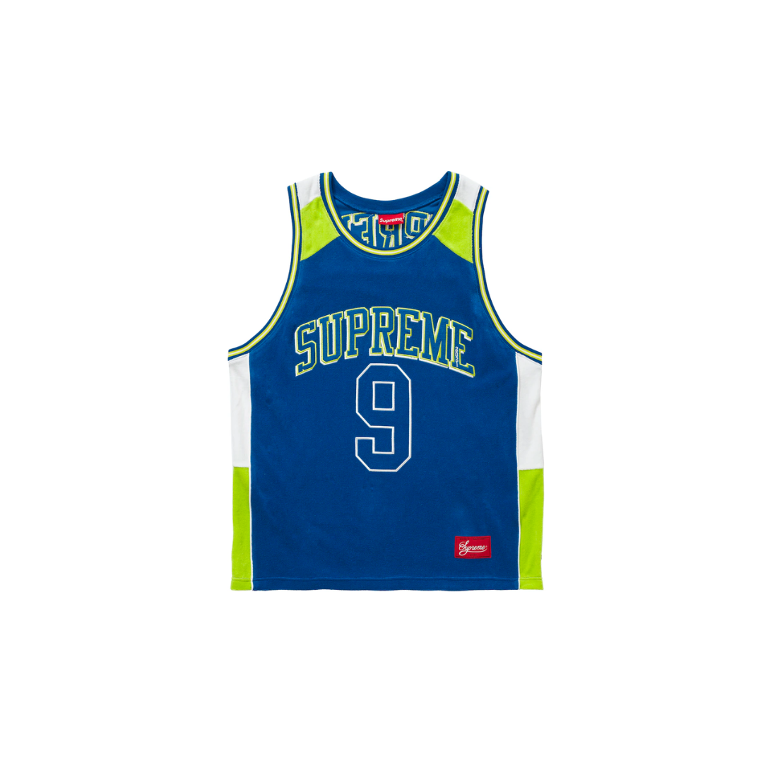 Supreme Terry Basketball Jersey 'Royal'