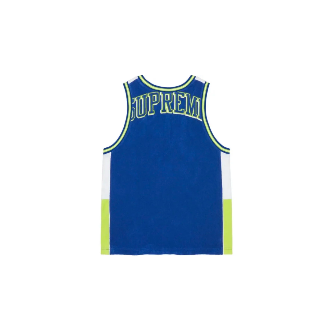 Supreme Terry Basketball Jersey 'Royal'