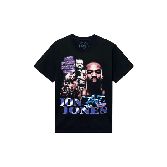 Anti Social Social Club x UFC Jon Jones Tee 'Black'