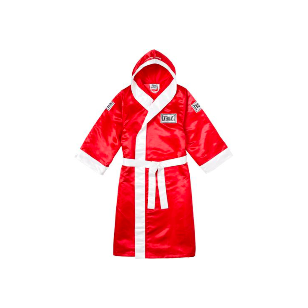 Supreme Everlast Satin Hooded Boxing Robe 'Red'