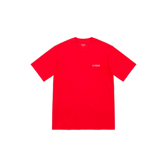 Supreme Washed Capital Short-Sleeve Top 'Red'