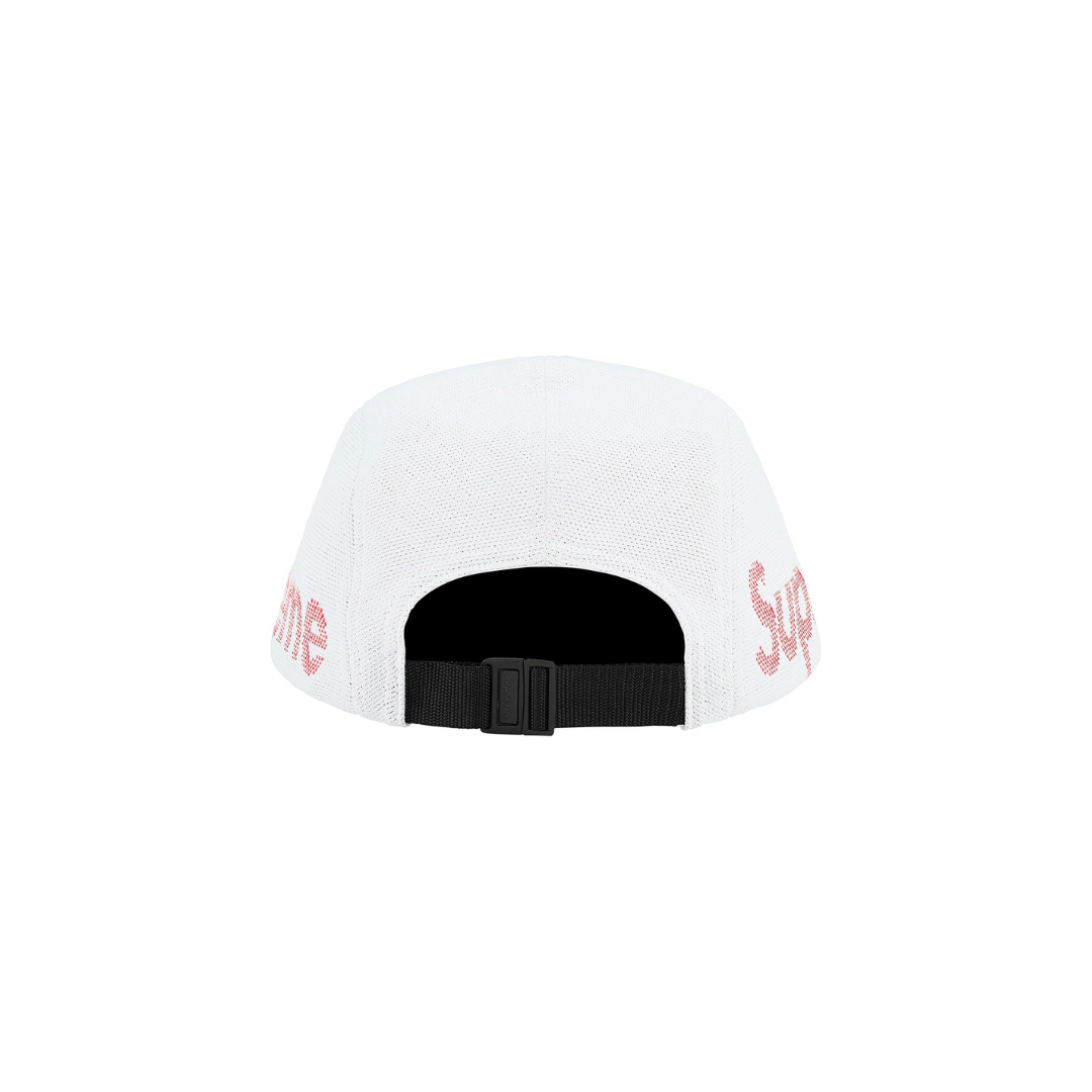 Supreme Jacquard Pique Camp Cap 'White Pink'