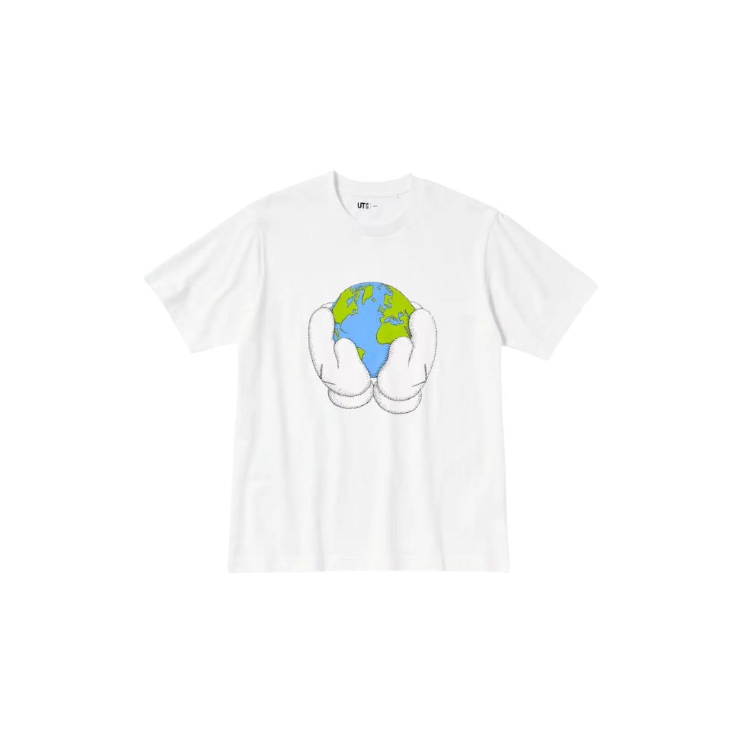 KAWS x Uniqlo Peace For All Graphic Tee 'White'