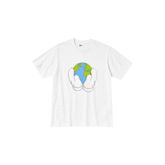 KAWS x Uniqlo Peace For All Graphic Tee 'White'