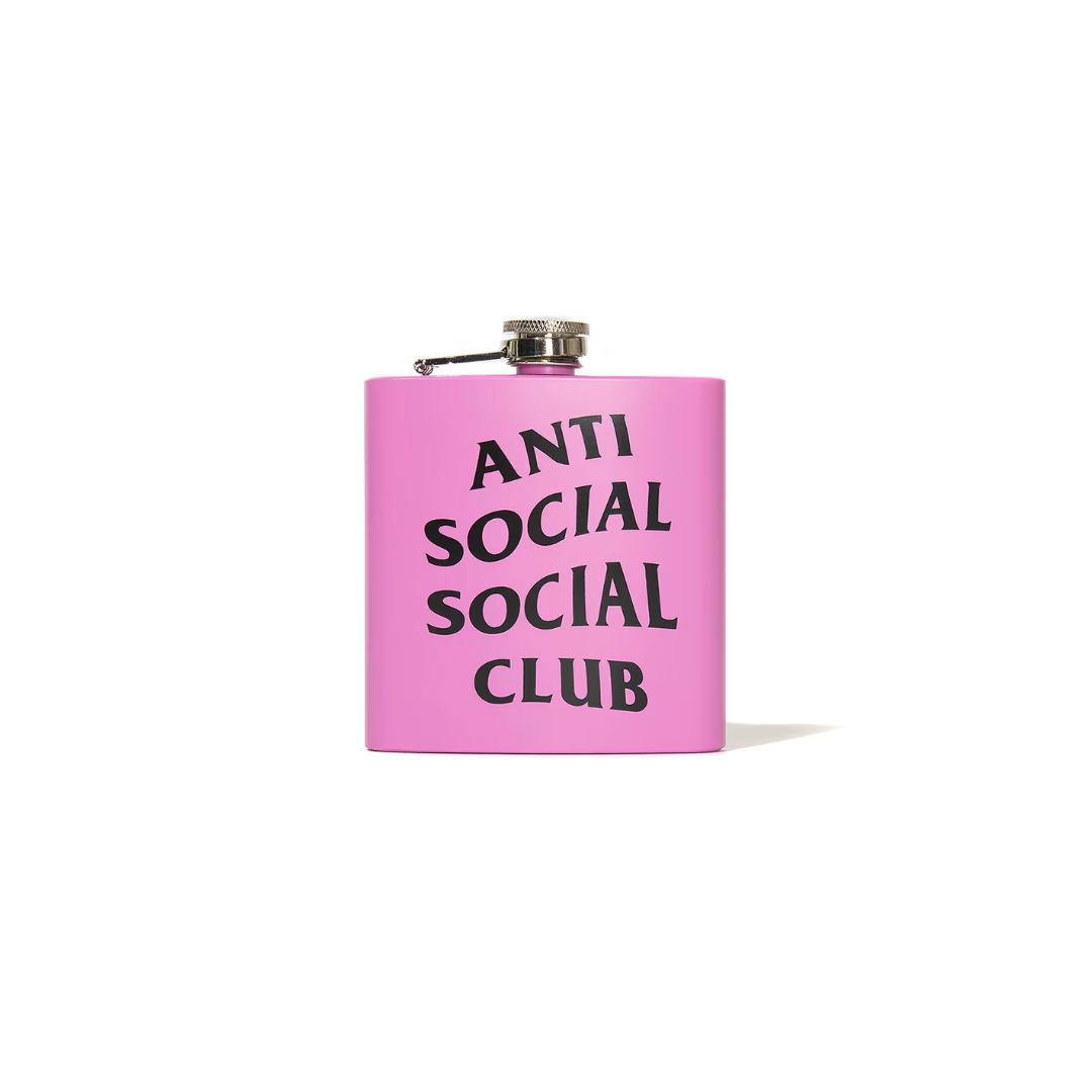 Anti Social Social Club Flask 'Pink'