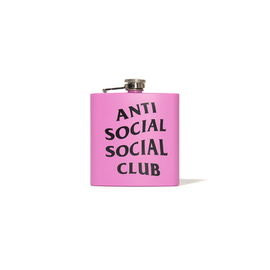 Anti Social Social Club Flask 'Pink'