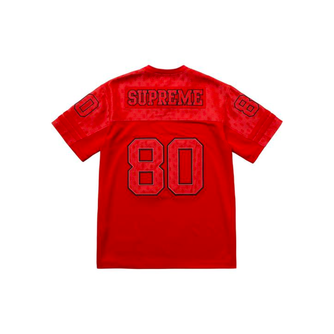 Supreme Monogram Football Jersey 'Red'