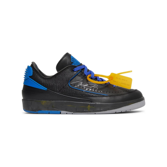 Off-White x Air Jordan 2 Retro Low SP 'Black Varsity Royal'